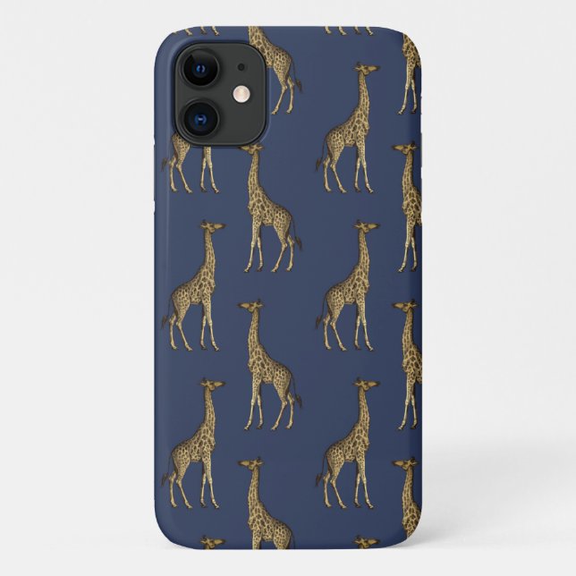 Giraffe d'or Marine coque iphone BlueCase-Mate (Dos)