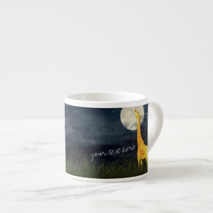 Giraffe et Lune   Mug Jumbo Personnalisé / Mug Esp