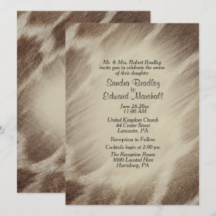 Giraffe Faire-part de mariage