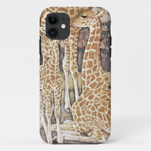 Giraffe Famille iPhone 5 Coque