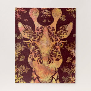 Giraffe Jigsaw Puzzle - Peinture