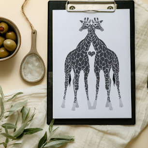 Giraffe Love Faire-part de mariage