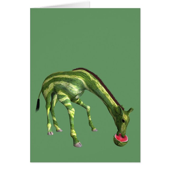 Giraffe Manger de la pastèque (Devant)