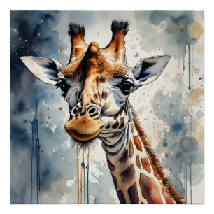 Giraffe no 1 Poster brillant
