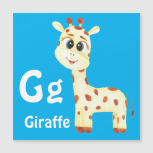 Giraffe personnaliser ABC : Lettre G - Ajouter vot