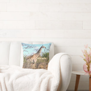 "GIRAFFE" (PHOTO) Coussin américain MoJo