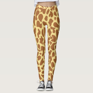 Giraffe Poster de animal Leggings