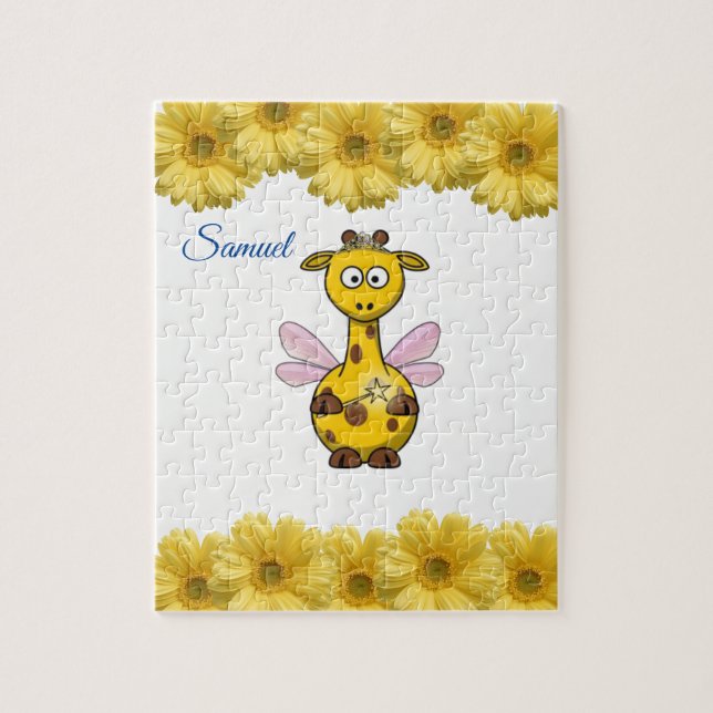 Giraffe Puzzle décoratif (Vertical)