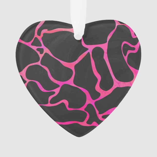 Giraffe rose chaude et noire (devant)