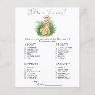 Giraffe sauvage - Whats dans votre jeu de bourse