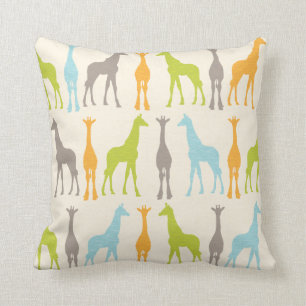 Giraffe Silhouette Nursery Coussin