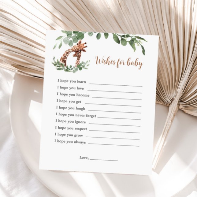 Giraffe souhaite pour le jeu pour bébé (Créateur téléchargé)