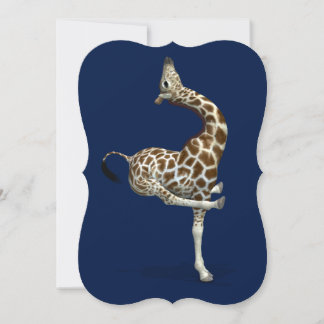 Giraffe sportive bizarre