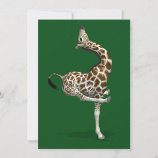 Giraffe sportive bizarre