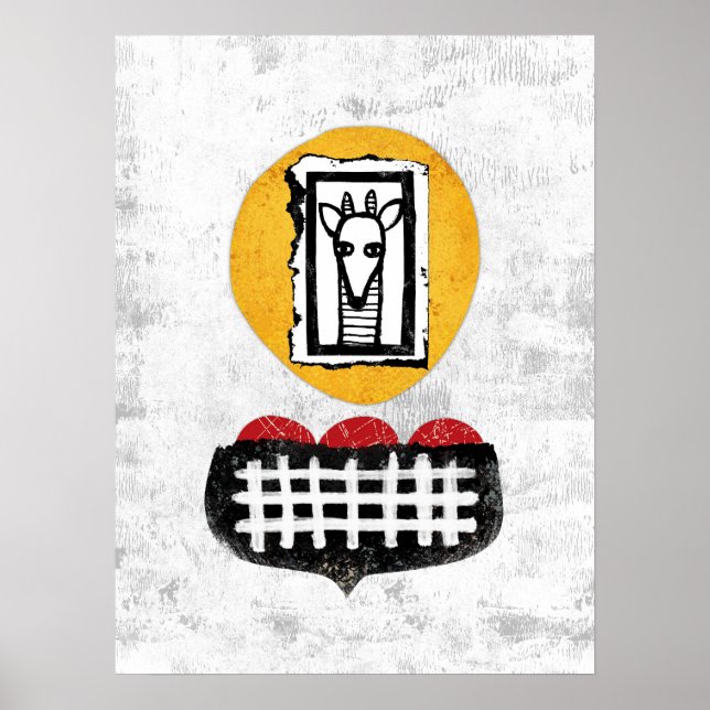 Giraffe Will Si Vous Voulez Poster Wall Art (Devant)