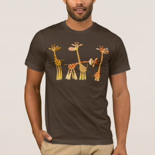 Giraffes de Dessin : Le T-shirt du troupeau