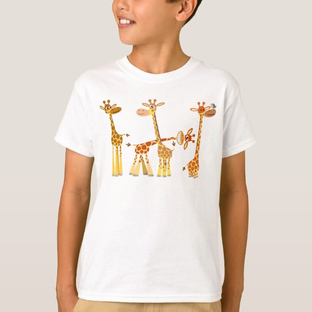 Giraffes de Dessin : T-shirt pour enfants du troup (Devant)