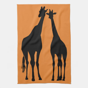 Giraffes Family Cuisine Serviette Vos Couleurs