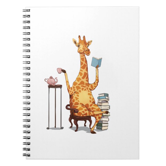 Giraffes, livres et cadeaux de thé (Devant)