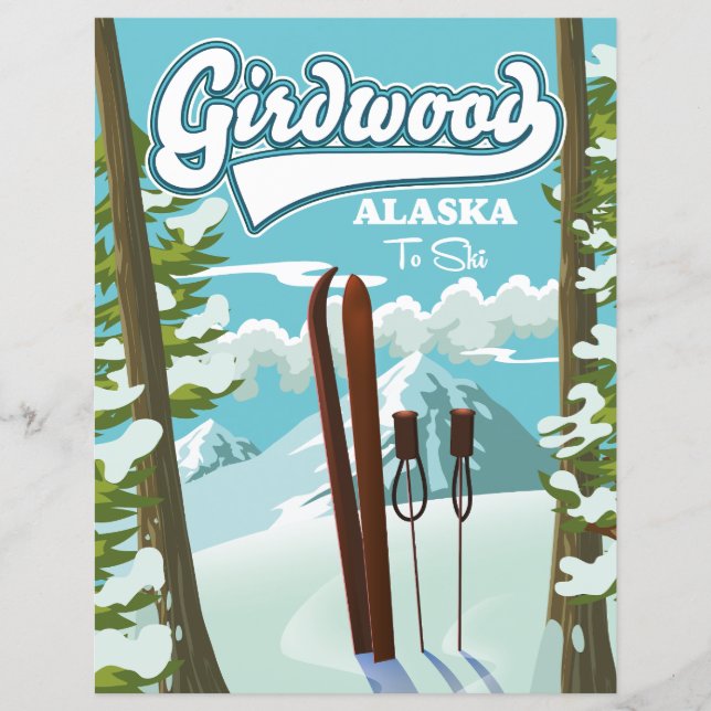 Girdwood Alaska pour skier (Devant)