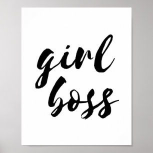 Girl boss poster