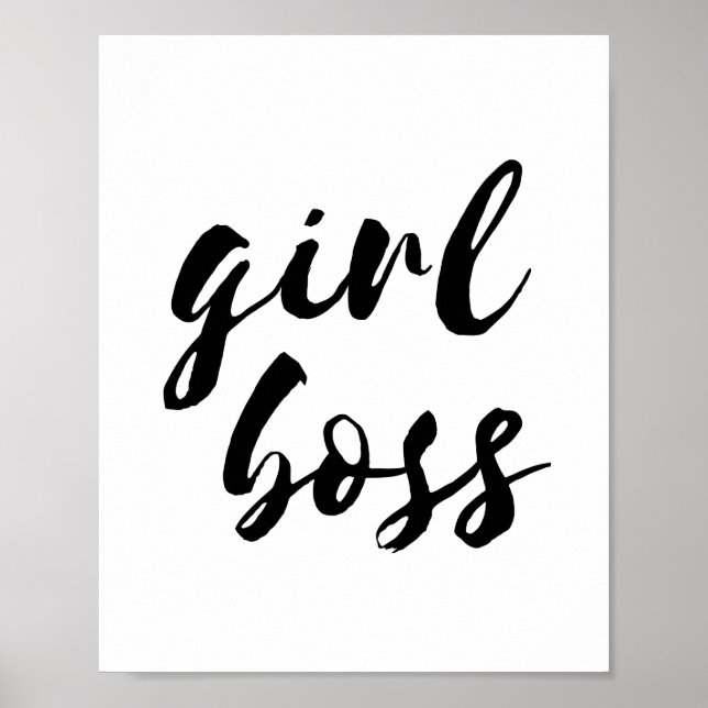 Girl boss poster (Devant)