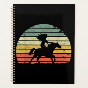 Girl Horse équitation Vintage Cowgirl Texas Ranc