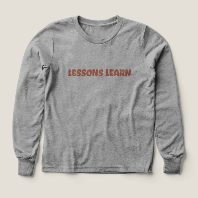 Girl/Kids Energy Flow Lessons Learn Long Sleeve  (Motif recto)
