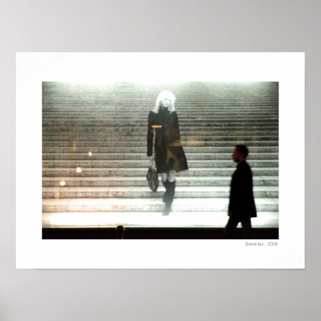 GIRL ON STAIRS / NEW LIFE Poster (Devant)