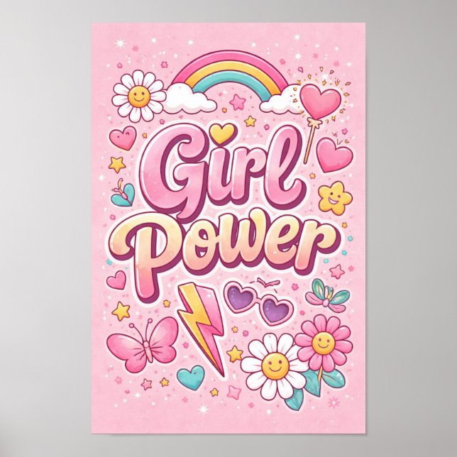 Girl Power Printable Poster (Devant)