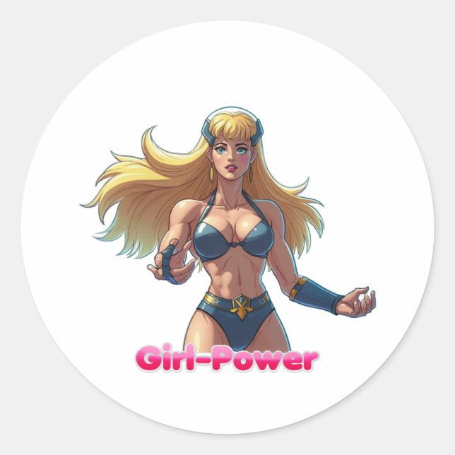 Girl-Power sticker (Devant)
