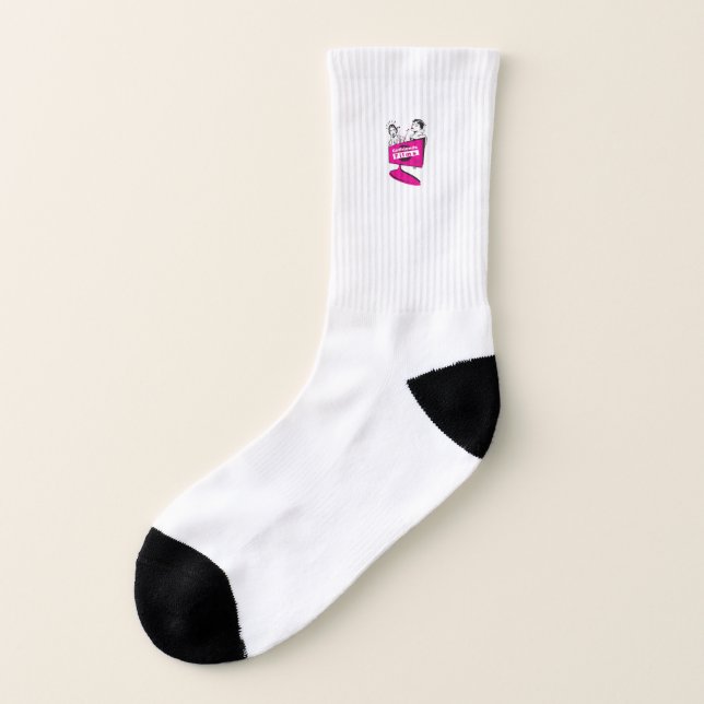 Girlfriend Films Logo Socks Nouveauté (Droite intérieur)