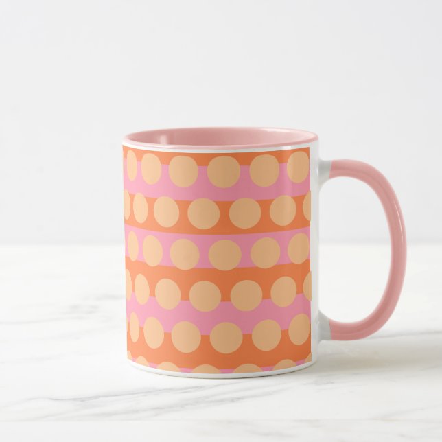 Girlie Pink Orange Jaune Combo Mug (Droite)