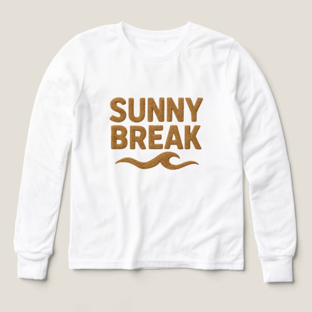 Girls Bella+Canvas Tri-blend Long Sleeve Shirt, So (Motif recto)