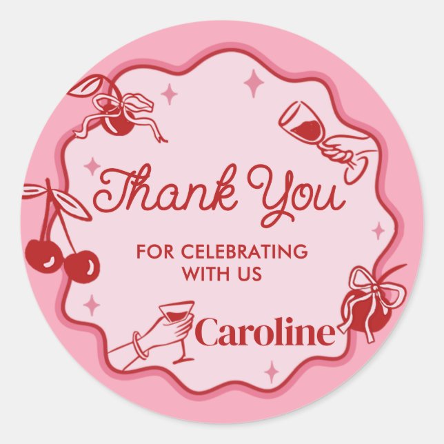 Girls Dirty Trente Anniversaire Sticker (Devant)