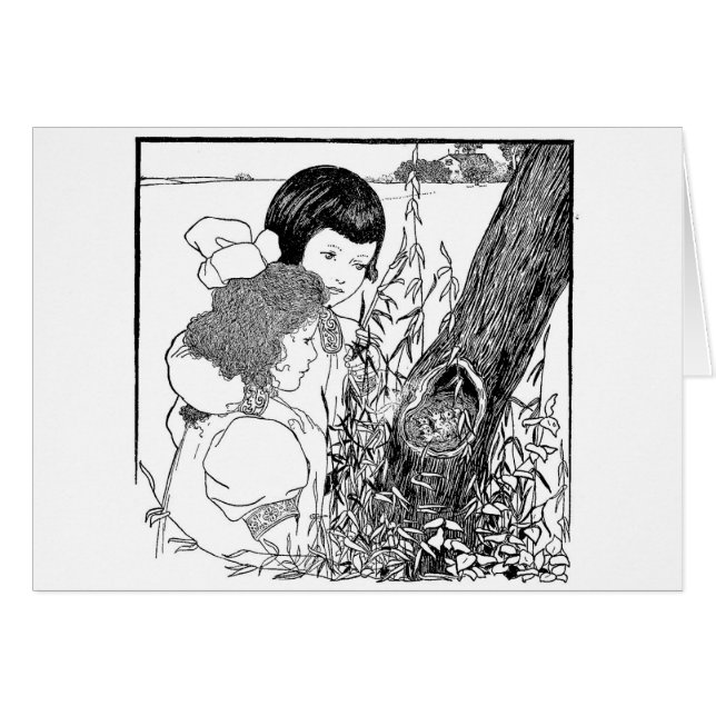 Girls Found A Bird Nest (Devant horizontal)