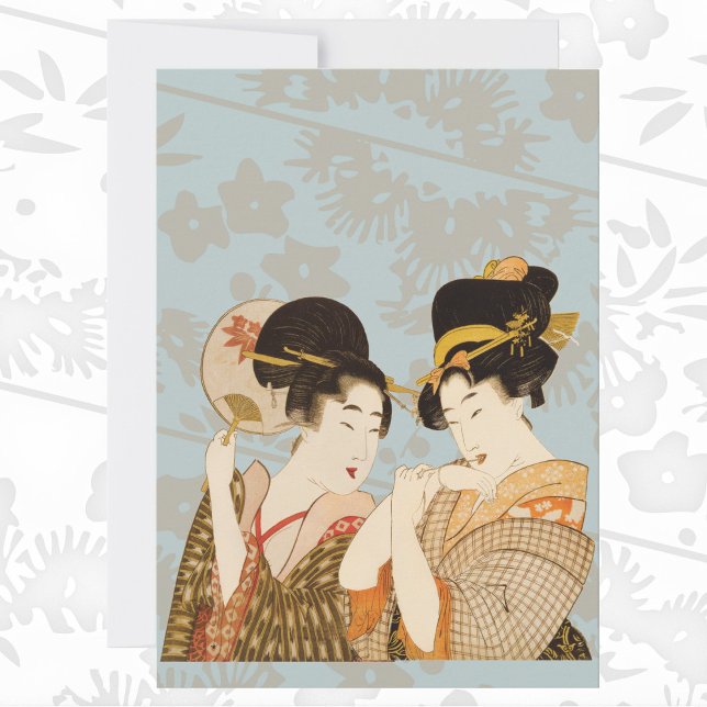 Girls geisha japonaises vintages en Kimonos (Créateur téléchargé)