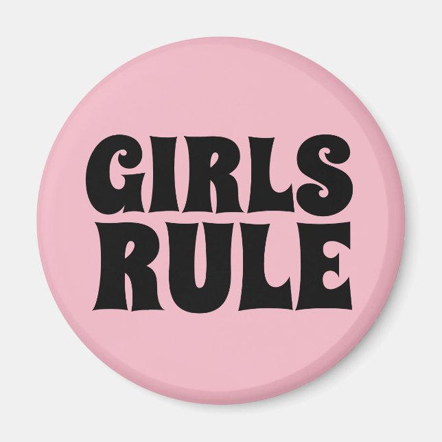 GIRLS RULE MAGNETS (Devant)
