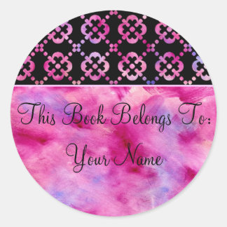 Girly Ce Livre Appartient À Sticker