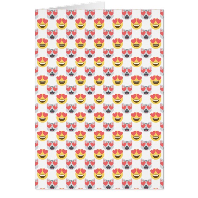 Girly mignon dans le motif d'Emoji de chat de (Devant)
