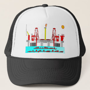 Gisements de pétrole en mer de Dubaï, casquette de