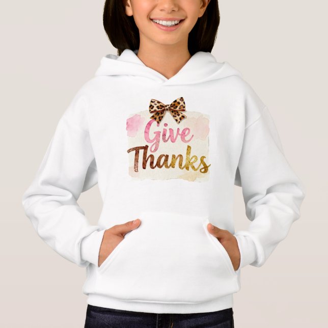 Give Thanks T-Shirt | Floral Fall Coquette Shirt (Devant)