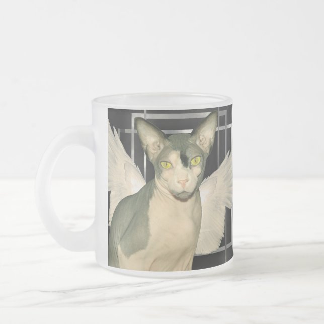 Givré Ange de Ninja de chat de la tasse | Sphynx (Gauche)