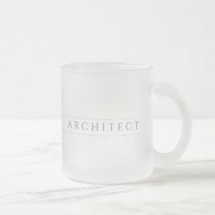 Givré ARCHITECTE Tasse de verre glacé / Gris