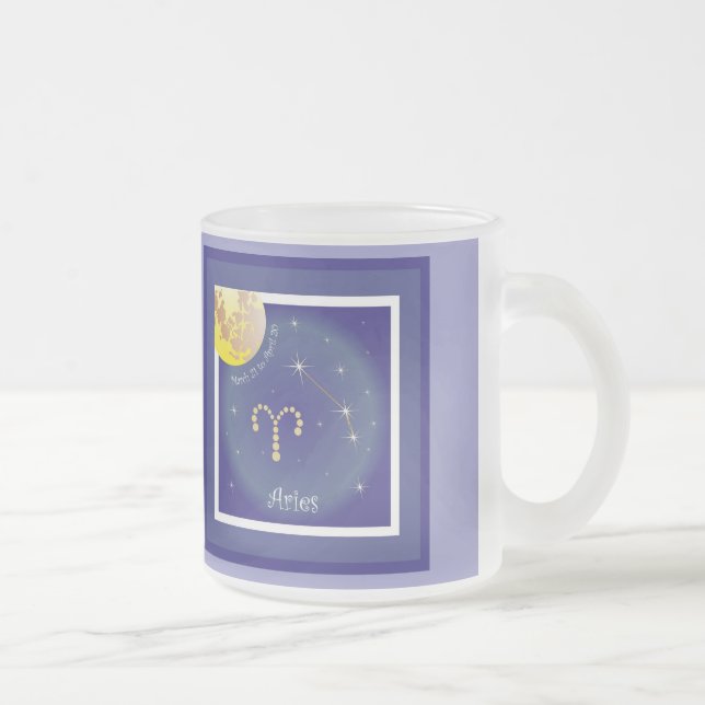 Givré Aries March 21 à avril 20 tasse (Droit)