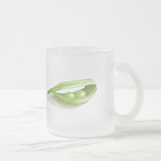 Givré Deux pois dans une tasse de cosse (Droit)