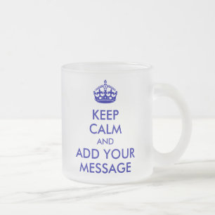 Givré Faites vos propres garder la tasse calme