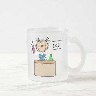 Givré Fille avec la tasse de sac à dos