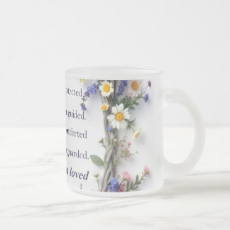 Givré Fleurs sauvages et Ecritures 11oz Tasse en céramiq