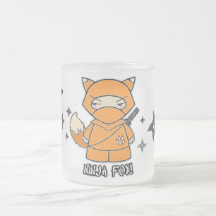 Givré Fox de Ninja ! Avec la tasse de Shurikens